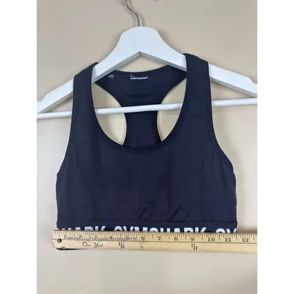 Gymshark Black Racerback Sports Bra Women’s Approx XS/S – Workout Fitness - Picture 5 of 7